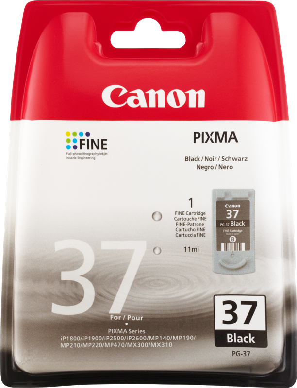 Canon PG-37 Schwarz Druckerpatrone 2145B001