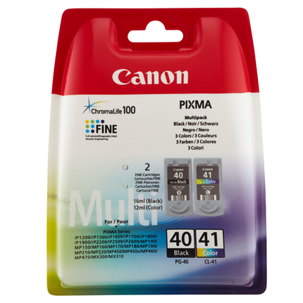 Canon PG-40+CL-41 MCVP Multipack Schwarz / mehrere Farben