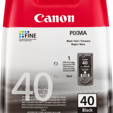 Canon PG-40 Schwarz Druckerpatrone 0615B001