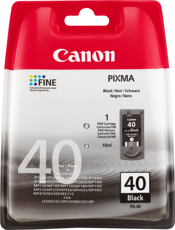 Canon PG-40 Schwarz Druckerpatrone 0615B001