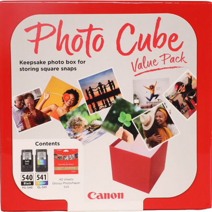 Canon PG-540+CL-541 Photo Cube Schwarz / mehrere Farben Value Pack