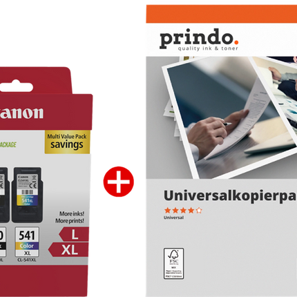 Canon PG-540L+CL-541XL MCVP Schwarz / mehrere Farben / Weiss Value Pack