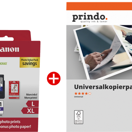 Canon PG-540L+CL-541XL MCVP Schwarz / mehrere Farben / Weiss Value Pack