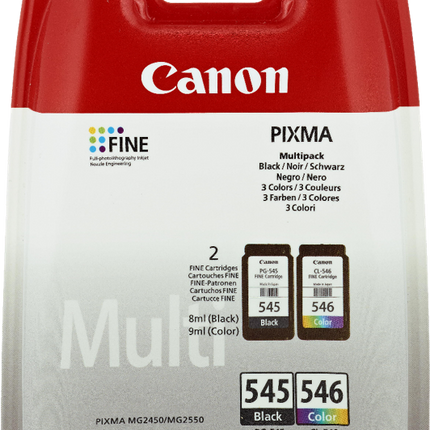 Canon PG-545+CL-546 Multipack Schwarz / mehrere Farben
