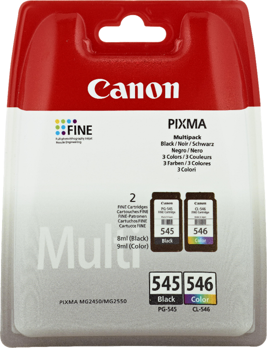 Canon PG-545+CL-546 Multipack Schwarz / mehrere Farben