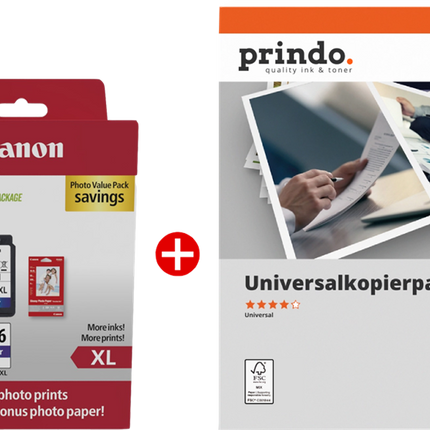 Canon PG-545XL + CL-546XL MCVP Schwarz / mehrere Farben / Weiss Value Pack