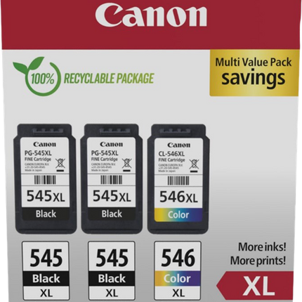 Canon PG-545XL+CL-546XL Multipack Schwarz / mehrere Farben