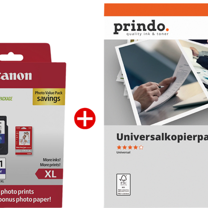 Canon PG-560XL+CL-561XL MCVP Schwarz / mehrere Farben / Weiss Value Pack