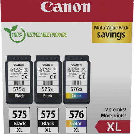 Canon PG-575XL+CL-576XL Multipack Schwarz / mehrere Farben