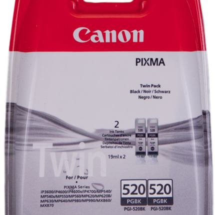 Canon PGI-520BK Twin Multipack Schwarz