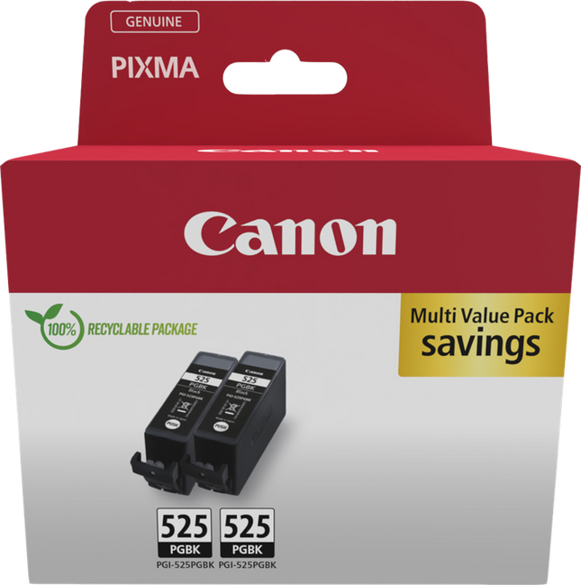 Canon PGI-525 PGBK Twin Multipack Schwarz