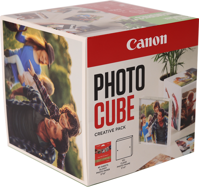 Canon PP-201 - Glänzend - grün - 130 x 130 mm 40 Blatt Fotopapier Grün