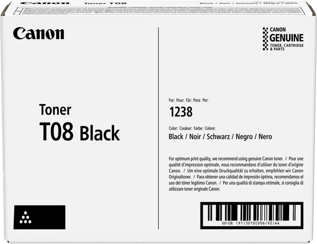 Canon T08 Schwarz Toner