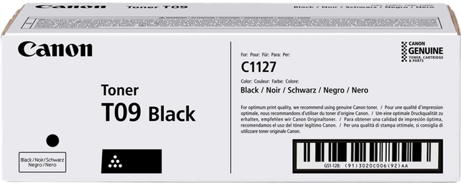Canon T09 bk Schwarz Toner