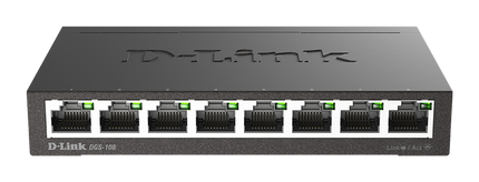 D-Link 8-Port Layer2 Gigabit Switch Schwarz