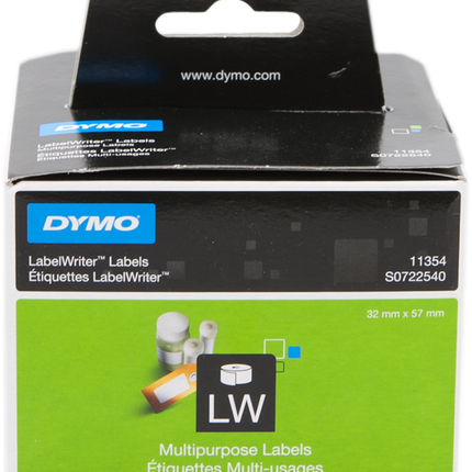 DYMO 11354 Universaletiketten 57 x 32mm Weiss