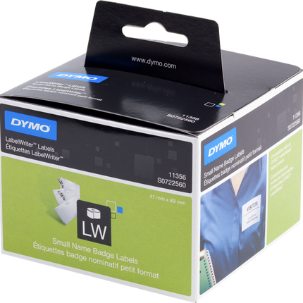 DYMO 11356 Namensetiketten 41 x 89mm Weiss