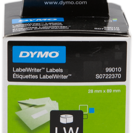 DYMO 99010 Adress-Etiketten 89 x 28mm Weiss