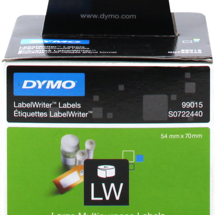 DYMO S0722440 Etiketten Rolle 54x70mm Papier 320 St. Weiss