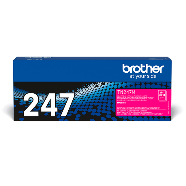 Original Brother TN-247M Magenta Toner für Brother DCP-L3550CDW / MFC-L3770CDW