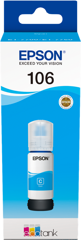 Epson 106 Cyan Druckerpatrone C13T00R240