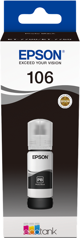 Epson 106 Schwarz (Foto) Druckerpatrone C13T00R140