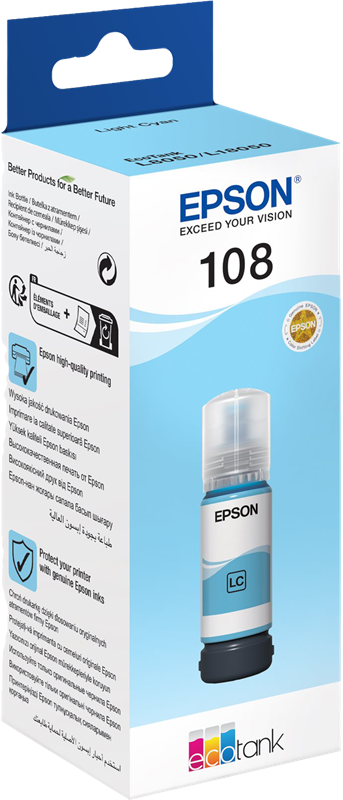 Epson 108 Cyan (hell) Druckerpatrone C13T09C54A