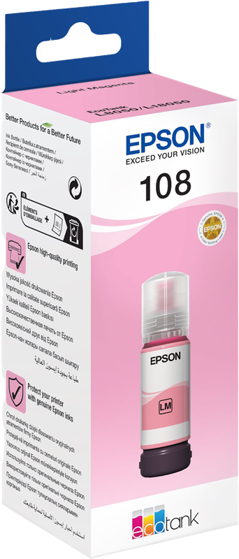 Epson 108 Helles Magenta Druckerpatrone C13T09C64A