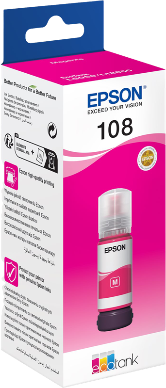 Epson 108 Magenta Druckerpatrone C13T09C34A