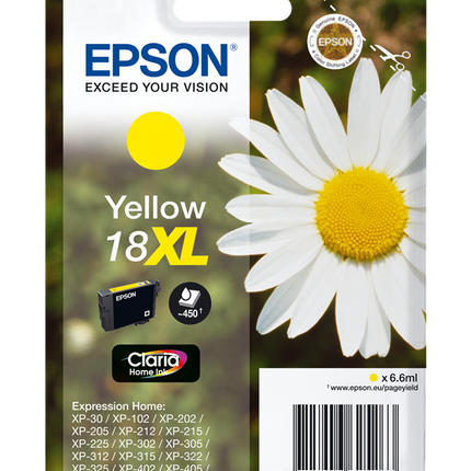 Epson 18 XL Gelb Druckerpatrone C13T18144012