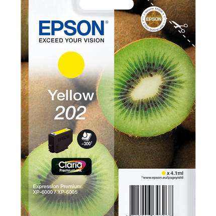 Epson 202 Gelb Druckerpatrone C13T02F44010