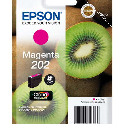 Epson 202 Magenta Druckerpatrone C13T02F34010