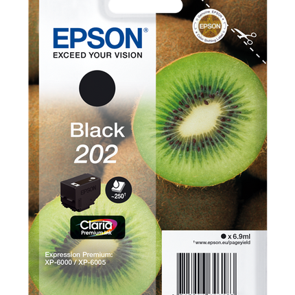 Epson 202 Schwarz Druckerpatrone C13T02E14010