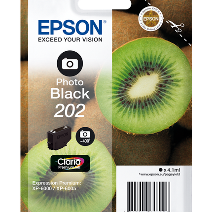 Epson 202 Schwarz (Foto) Druckerpatrone C13T02F14010