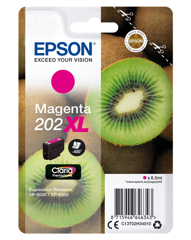 Epson 202XL Magenta Druckerpatrone C13T02H34010
