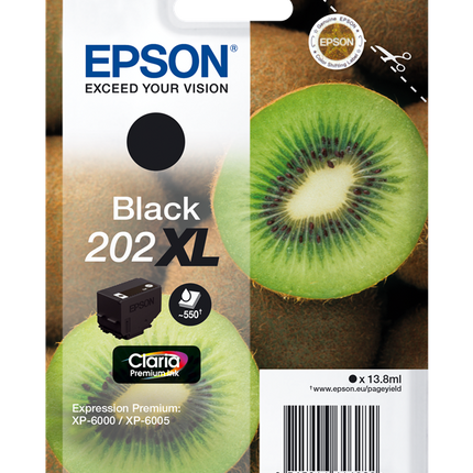 Epson 202XL Schwarz Druckerpatrone C13T02G14010