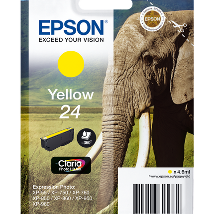 Epson 24 Gelb Druckerpatrone C13T24244012