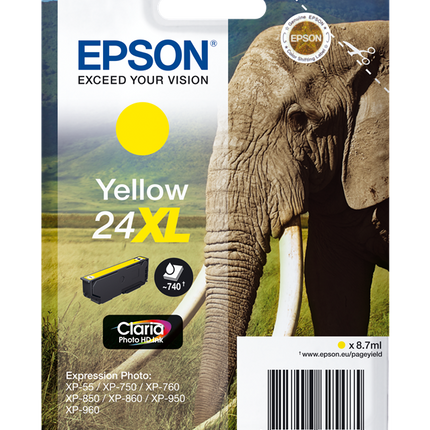 Epson 24 XL Gelb Druckerpatrone C13T24344012