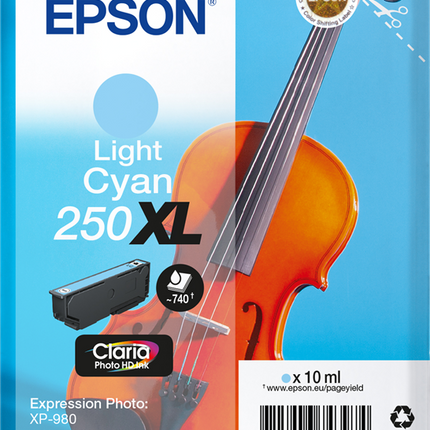 Epson 250 XL Cyan (hell) Druckerpatrone C13T16P54010