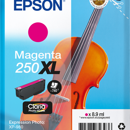 Epson 250 XL Magenta Druckerpatrone C13T16P34010