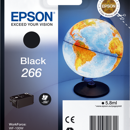 Epson 266 Schwarz Druckerpatrone C13T26614010