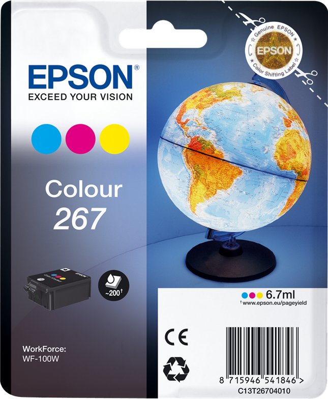 Epson 267 mehrere Farben Druckerpatrone C13T26704010