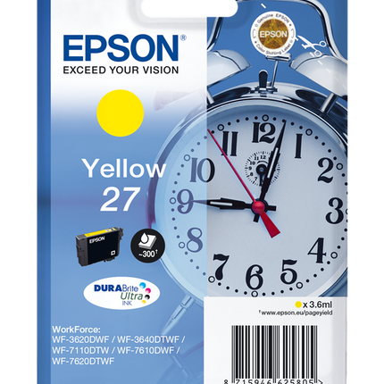Epson 27 Gelb Druckerpatrone C13T27044012