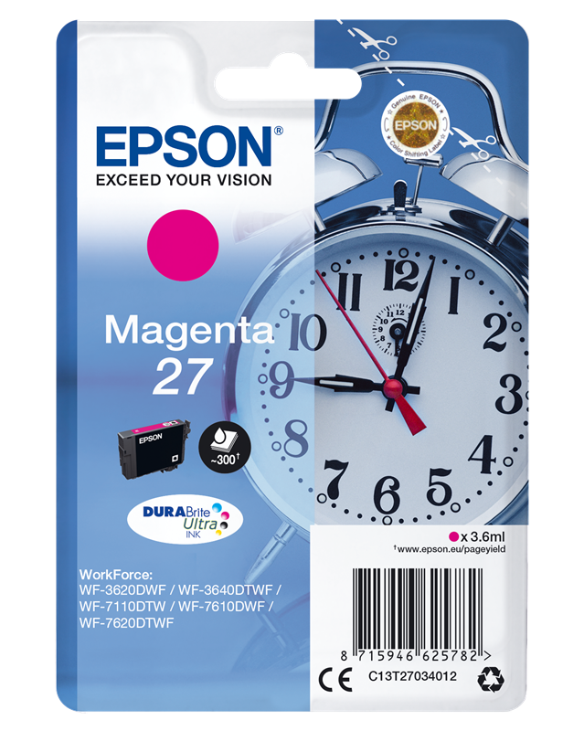 Epson 27 Magenta Druckerpatrone C13T27034012