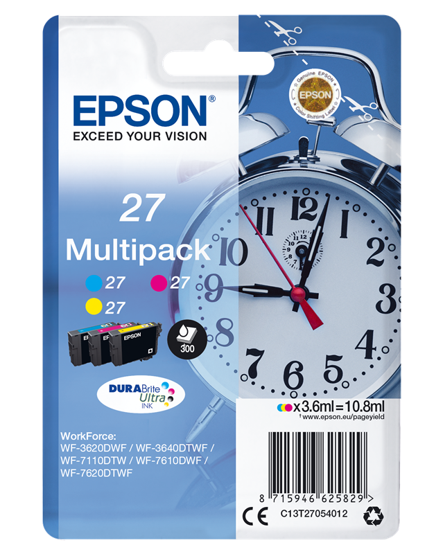 Epson 27 Multipack Cyan / Magenta / Gelb