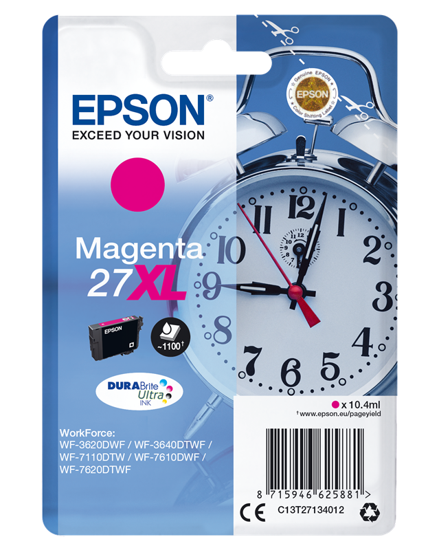 Epson 27 XL Magenta Druckerpatrone C13T27134010