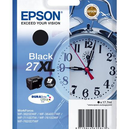 Epson 27 XL Schwarz Druckerpatrone