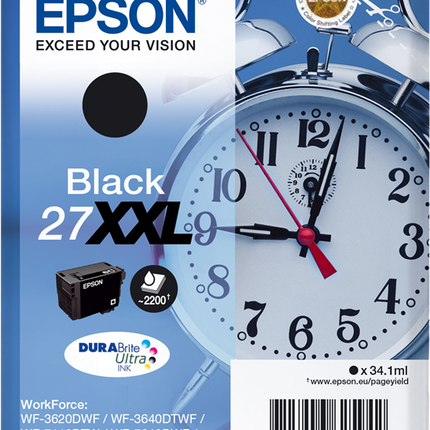 Epson 27 XXL Schwarz Druckerpatrone