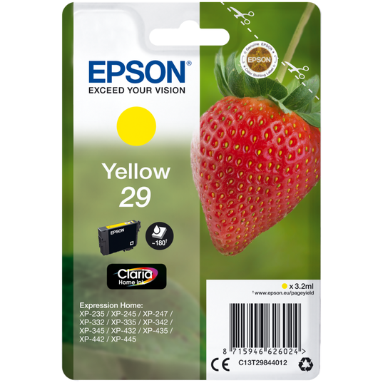 Epson 29 Gelb Druckerpatrone C13T29844012
