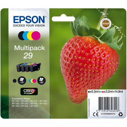 Epson 29 Multipack Schwarz / Cyan / Magenta / Gelb